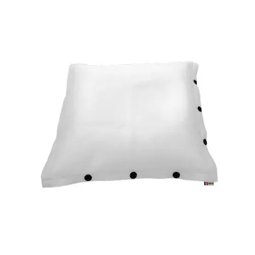 Pouf déhoussable – Petit modèle gris nuage 1 Pouf déhoussable - Petit modèle