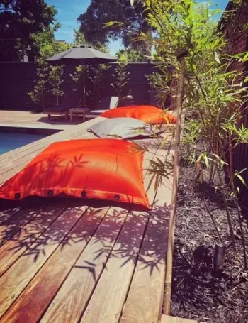 Pouf déhoussable - Grand modèle