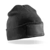 Bonnet double tricot noir 1 Bonnet double tricot
