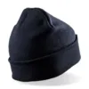 Bonnet imprimable Thinsulate™ recyclé bleu marine 2 Bonnet imprimable Thinsulate™ recyclé