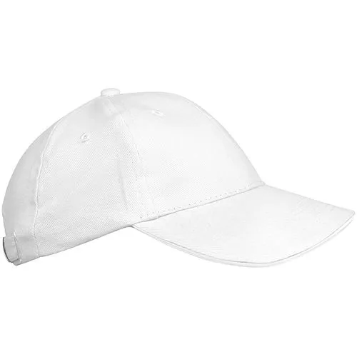 Orlando kids – Casquette 6 panneaux blanc 1 Orlando kids - Casquette 6 panneaux