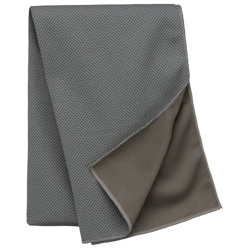 Serviette sport rafraîchissante – 100 cm x 30 cm gris givré 1 Serviette sport rafraîchissante - 100 cm x 30 cm