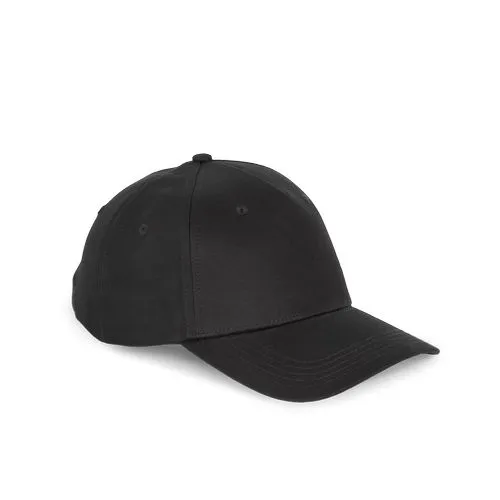 Casquette en coton recyclé – 5 panneaux noir 2 Casquette en coton recyclé - 5 panneaux