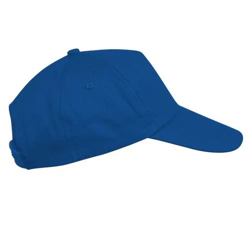 First kids – Casquette enfant 5 panneaux bleu royal 1 First kids - Casquette enfant 5 panneaux