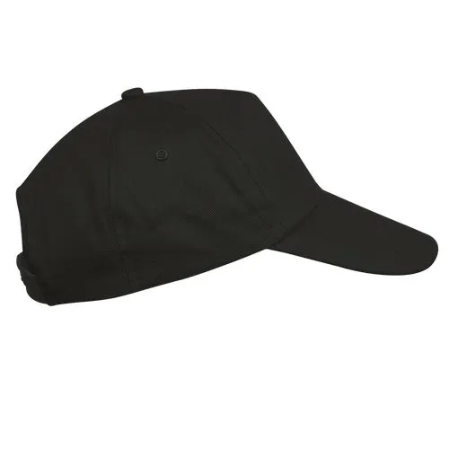 First kids – Casquette enfant 5 panneaux noir 1 First kids - Casquette enfant 5 panneaux
