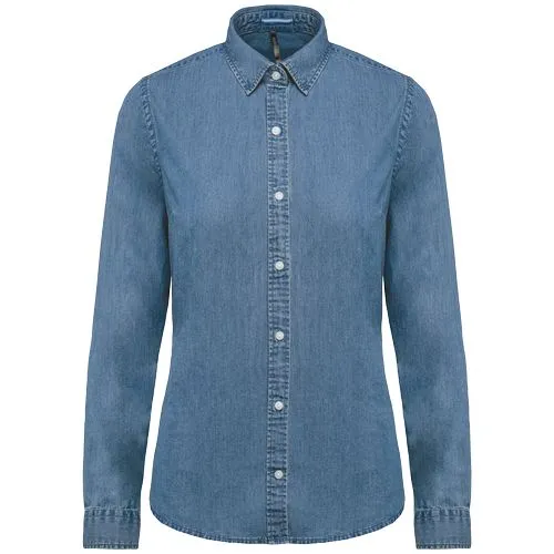 Chemise denim femme