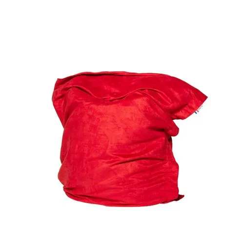 Pouf sceno velours rouge 1 Pouf sceno velours