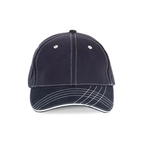 Casquette fashion – 6 panneaux blanc 1 Casquette fashion - 6 panneaux