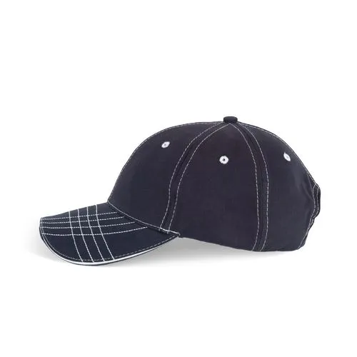 Casquette fashion – 6 panneaux blanc 2 Casquette fashion - 6 panneaux