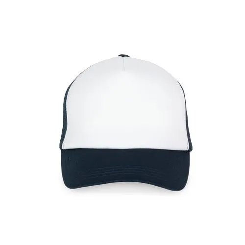 Casquette trucker – 5 panneaux k-up bleu marine 110 g/m² polyester taille unique 1 Casquette trucker - 5 panneaux