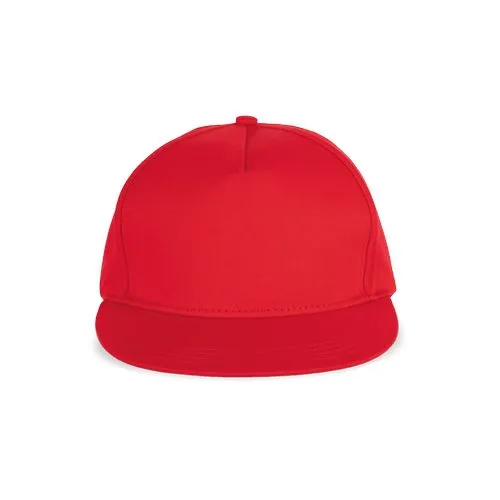 Casquette snapback – 5 panneaux rouge 1 Casquette snapback - 5 panneaux
