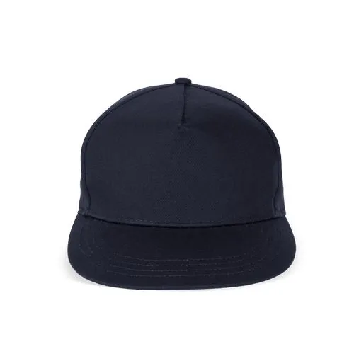 Casquette snapback – 5 panneaux bleu marine 1 Casquette snapback - 5 panneaux