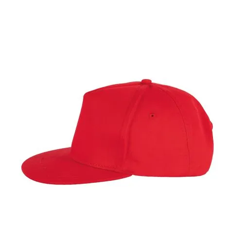 Casquette snapback – 5 panneaux rouge 2 Casquette snapback - 5 panneaux