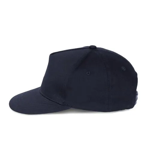 Casquette snapback – 5 panneaux bleu marine 2 Casquette snapback - 5 panneaux