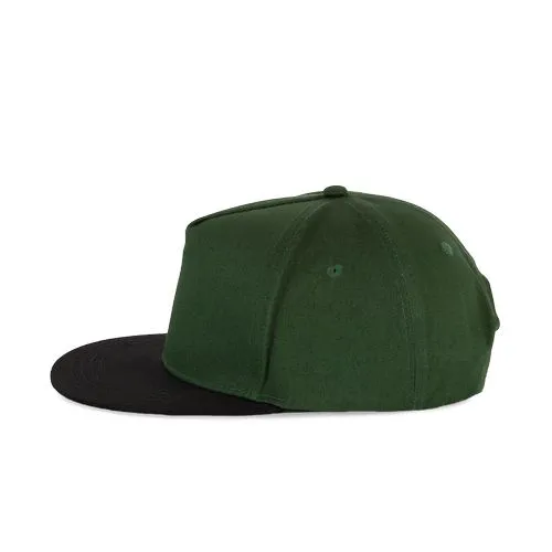 Casquette snapback – 5 panneaux noir 2 Casquette snapback - 5 panneaux
