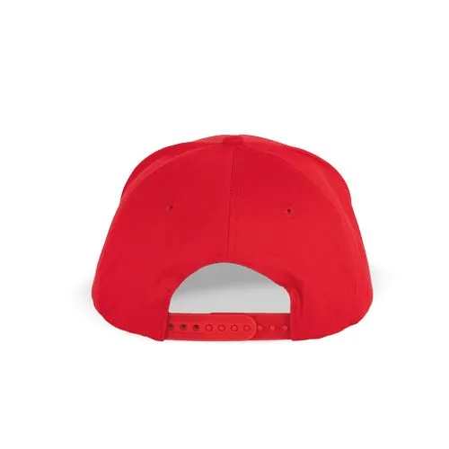 Casquette snapback – 5 panneaux rouge 3 Casquette snapback - 5 panneaux