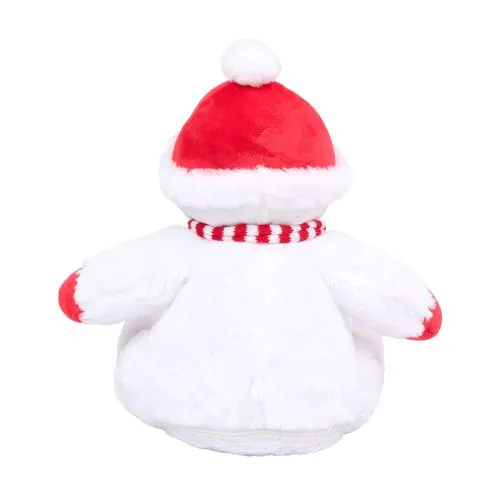Peluche zippée bonhomme de neige