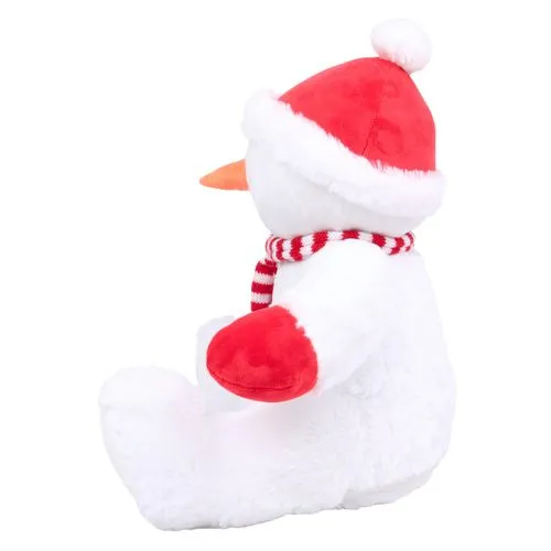 Peluche zippée bonhomme de neige