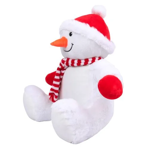 Peluche zippée bonhomme de neige