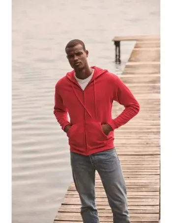 Sweat-shirt homme zippé capuche Classic (62-062-0) 1 Sweat-shirt homme zippé capuche Classic (62-062-0)