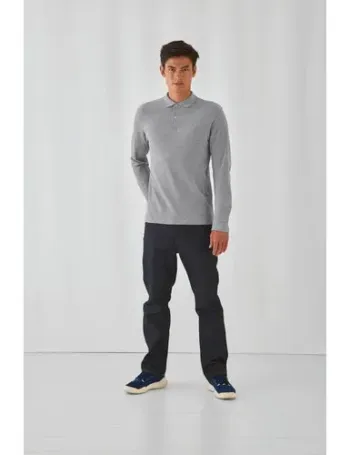Polo homme ID.001 manches longues