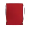 Sac à dos en coton avec cordelettes rouge 1 Sac à dos en coton avec cordelettes