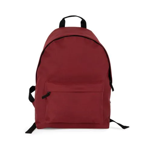 Sac à dos casual recyclé avec poche frontale safran 1 Sac à dos casual recyclé avec poche frontale