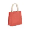 Sac style cabas en toile de jute - petit modèle