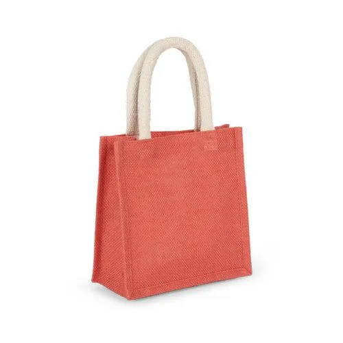 Sac style cabas en toile de jute - petit modèle