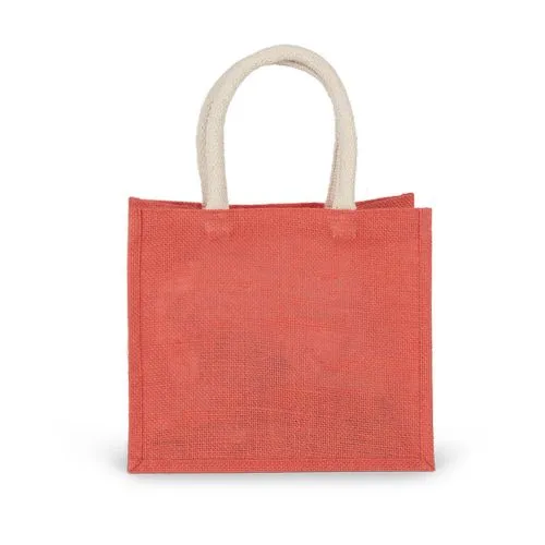 Sac style cabas en toile de jute - modèle moyen