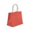 Sac style cabas en toile de jute - modèle moyen