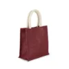 Sac style cabas en toile de jute - petit modèle