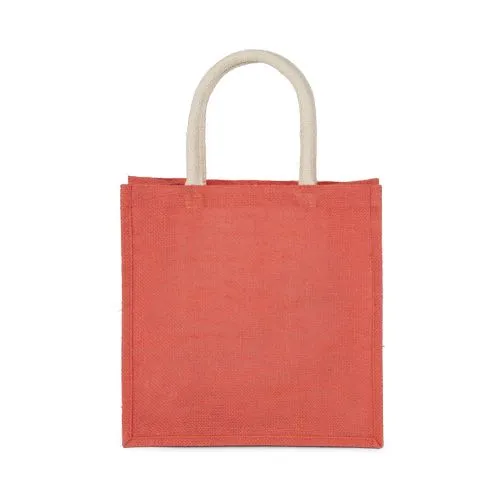 Sac style cabas en toile de jute - grand modèle