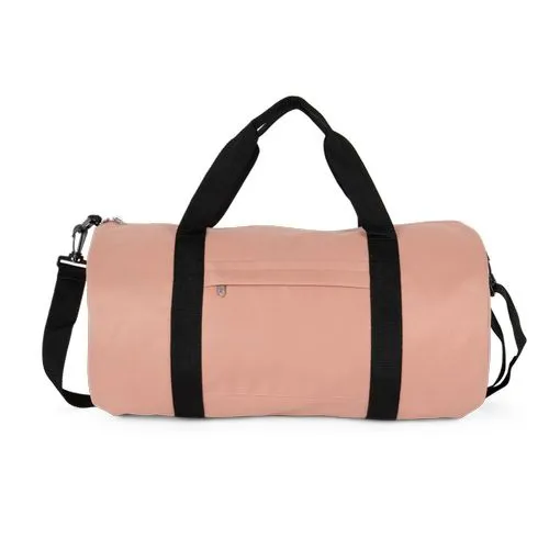 Sac tubulaire recyclé avec poche frontale vieux rose 1 Sac tubulaire recyclé avec poche frontale