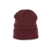 Bonnet tricoté k-up lie de vin chiné 280 g/m² acrylique taille unique 1 Bonnet tricoté