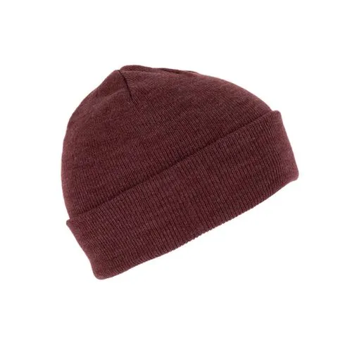 Bonnet tricoté k-up lie de vin chiné 280 g/m² acrylique taille unique 2 Bonnet tricoté