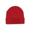Bonnet recyclé avec patch rouge 1 Bonnet recyclé avec patch