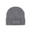 Bonnet recyclé avec patch gris oxford 1 Bonnet recyclé avec patch