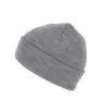 Bonnet recyclé avec revers tricoté gris oxford 2 Bonnet recyclé avec revers tricoté
