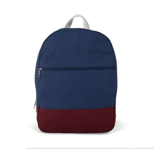 Sac à dos essentiel en coton lie de vin 1 Sac à dos essentiel en coton