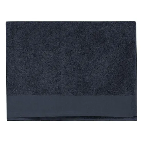 Serviette de bain Bio 150 x 100 cm bleu marine 1 Serviette de bain Bio 150 x 100 cm
