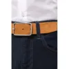 Ceinture cuir  velours homme