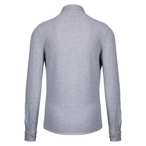 Chemise maille piquée manches longues