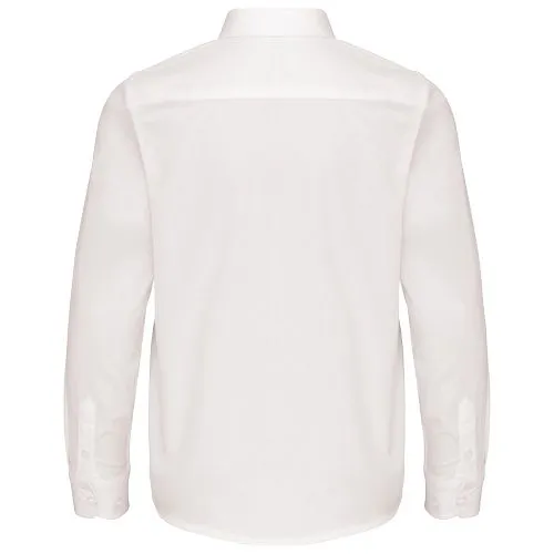 Chemise popeline manches longues enfant