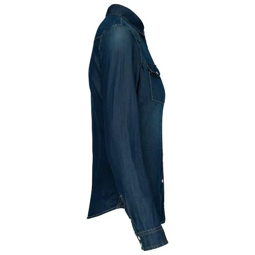 Chemise denim manches longues femme 15 Chemise denim manches longues femme