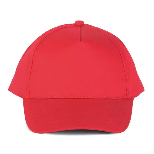 Casquette coton – 5 panneaux k-up rouge 155 g/m² coton taille unique 1 Casquette coton - 5 panneaux