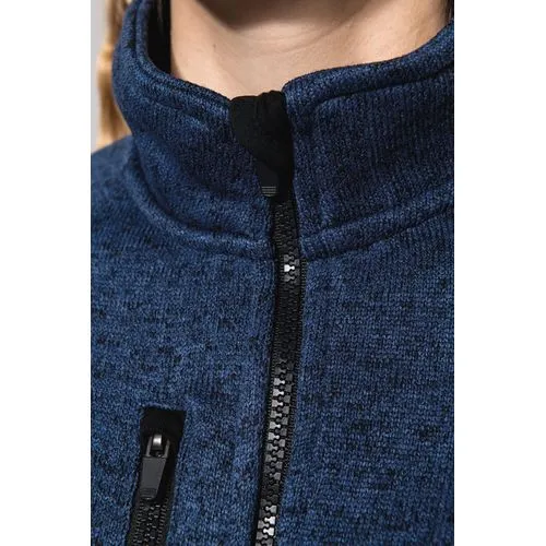 Veste zippée chinée femme