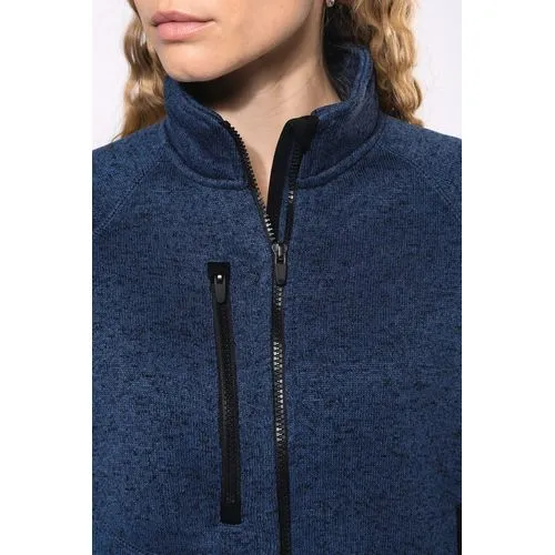Veste zippée chinée femme