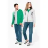 Sweat-shirt zippé capuche contrastée 5 Sweat-shirt zippé capuche contrastée