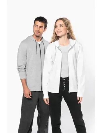 Veste coton légère à capuche